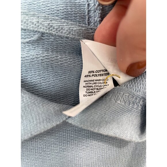 Good Land Supply Co Breck Pullover Hoodie Mens Medium Blue Cotton Polyester NEW - Picture 6 of 9